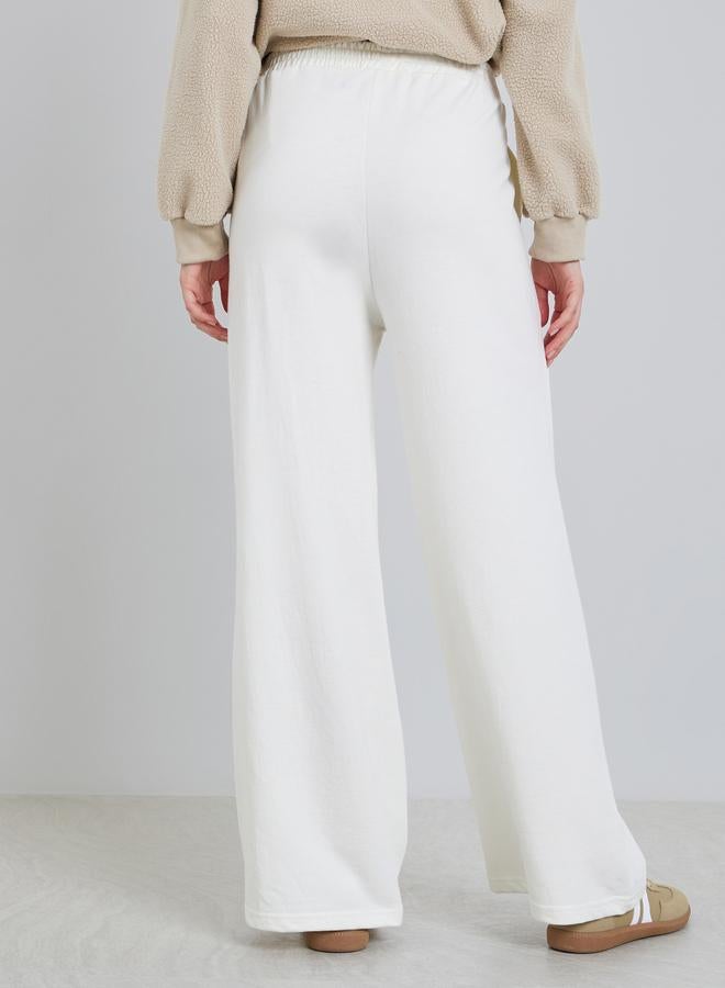 ستايلي جوغر قطني بأرجل واسعة - Image 3